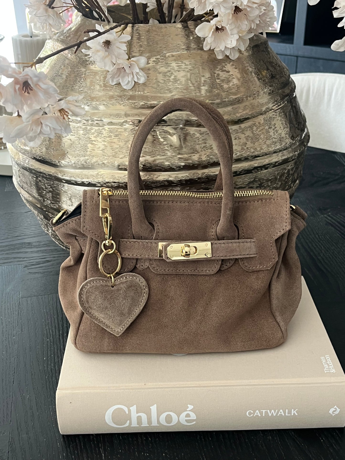 Birdie Small Suede | Taupe