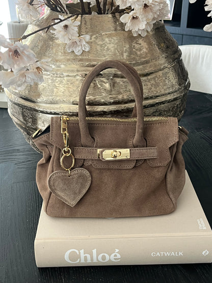 Birdie Small Suede | Taupe