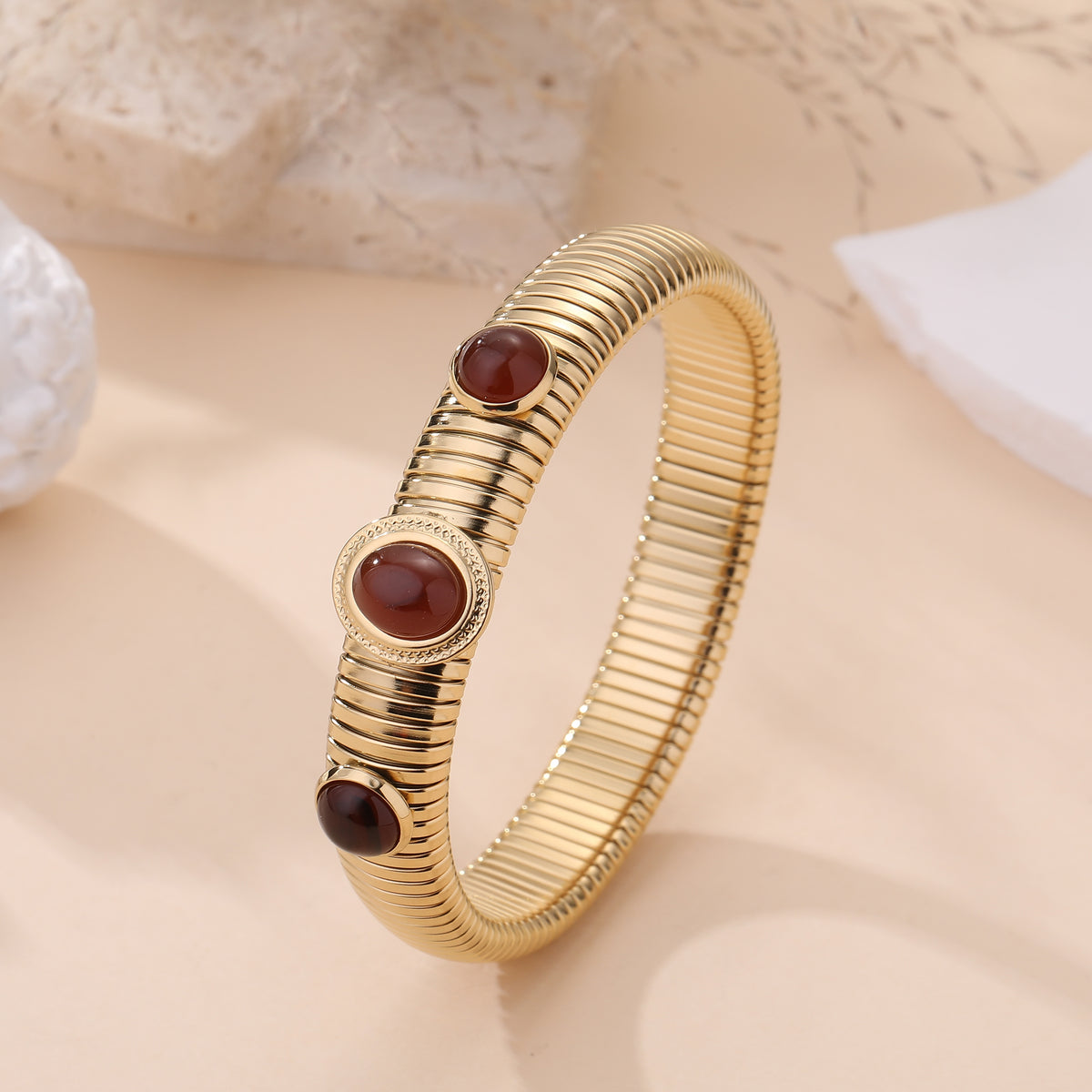 Bohemian Bracelet Brown Stone