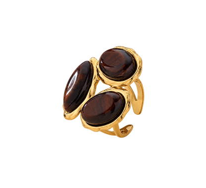 Rosalia Ring | Koffiebruin