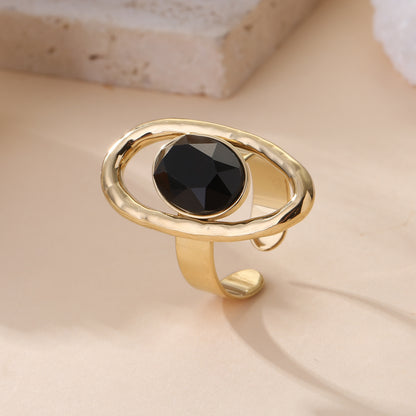 Solana Ring | Donkerbruin