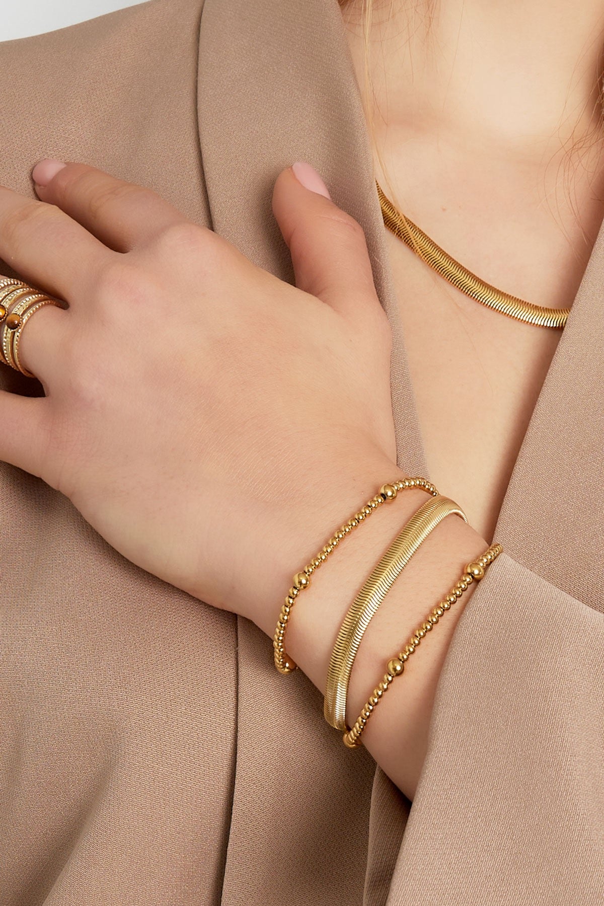 Beverly Bracelet | Goud