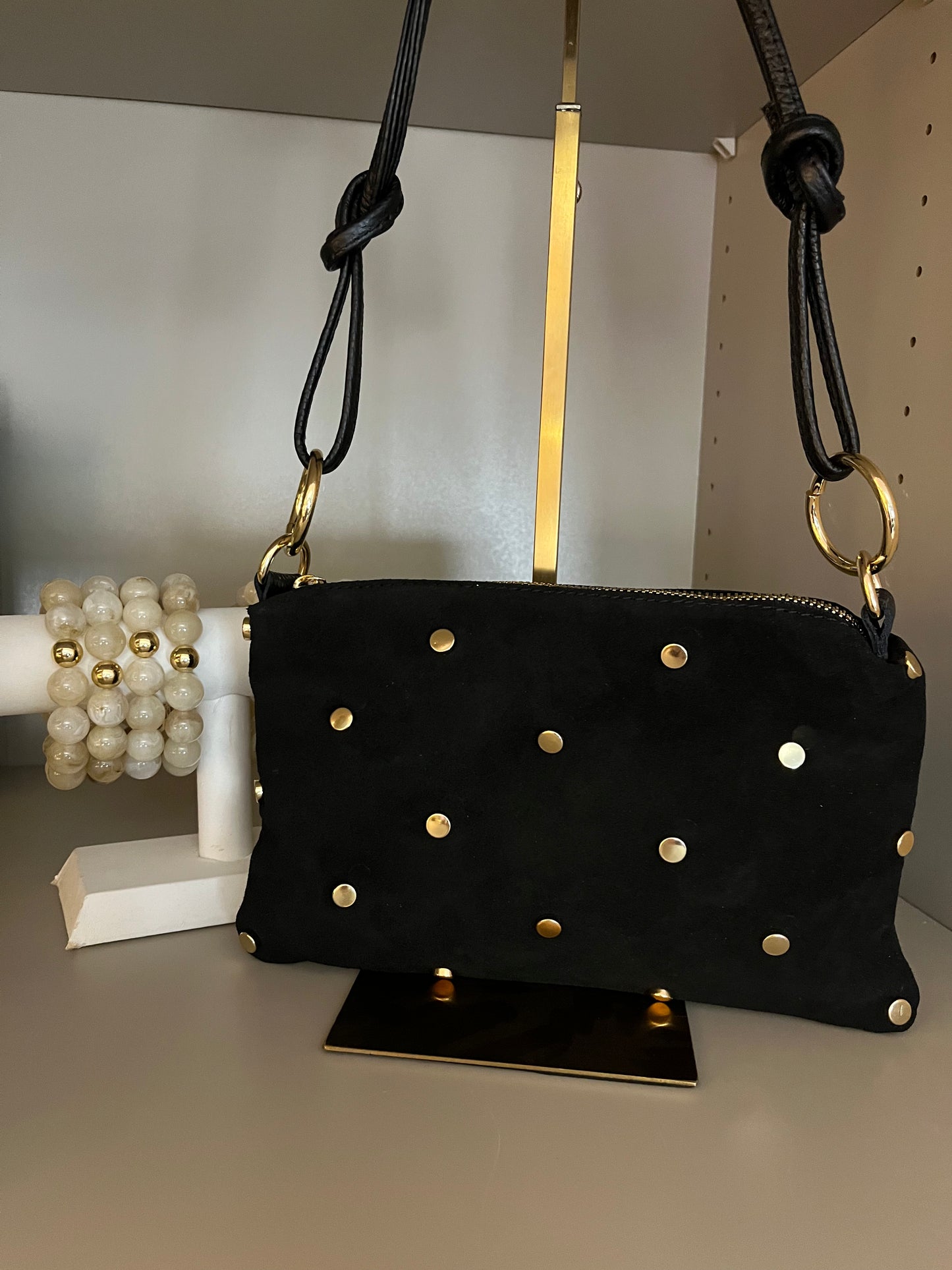 Chiara Studded Bag | Black