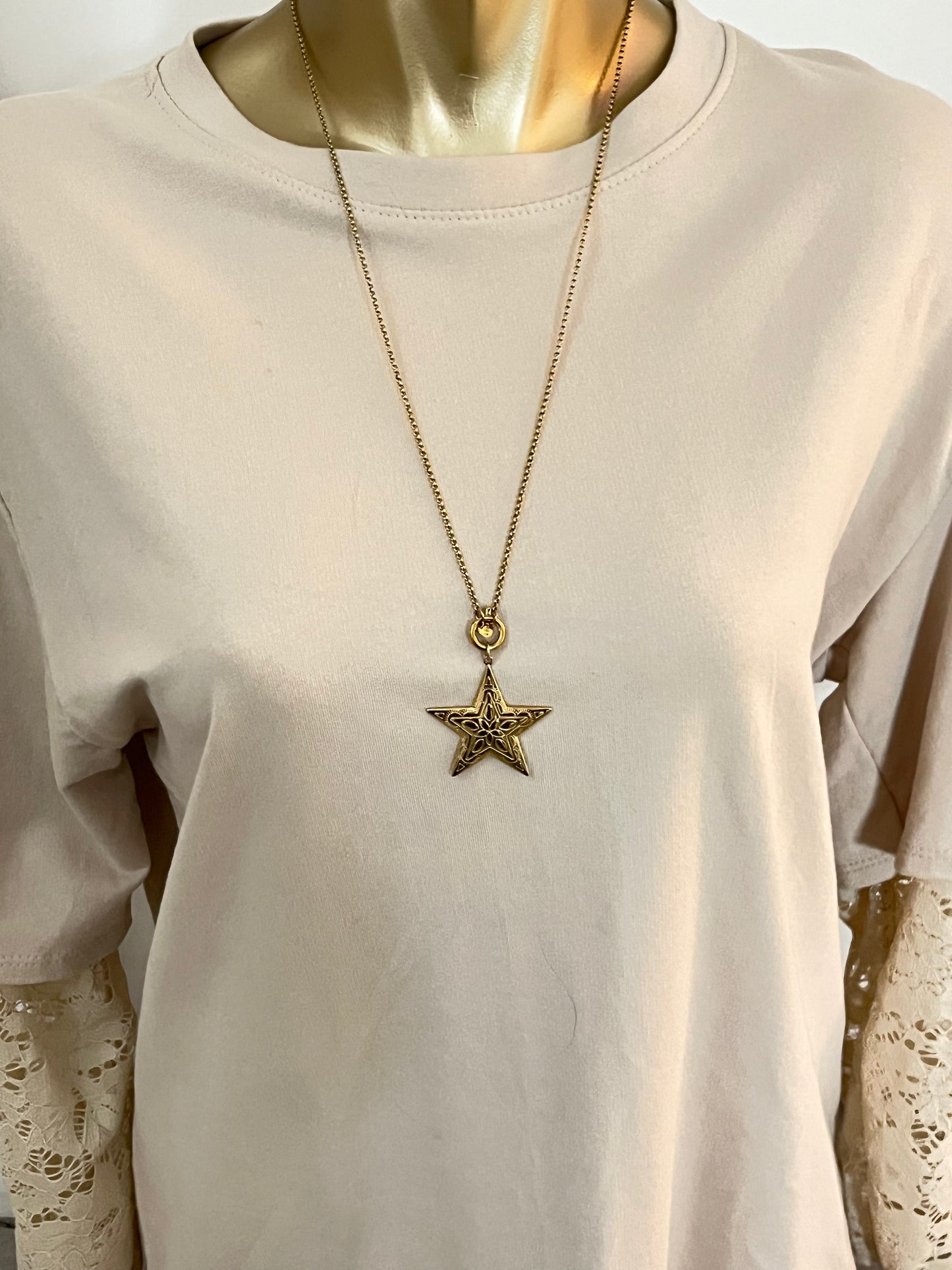 Long Star Necklace