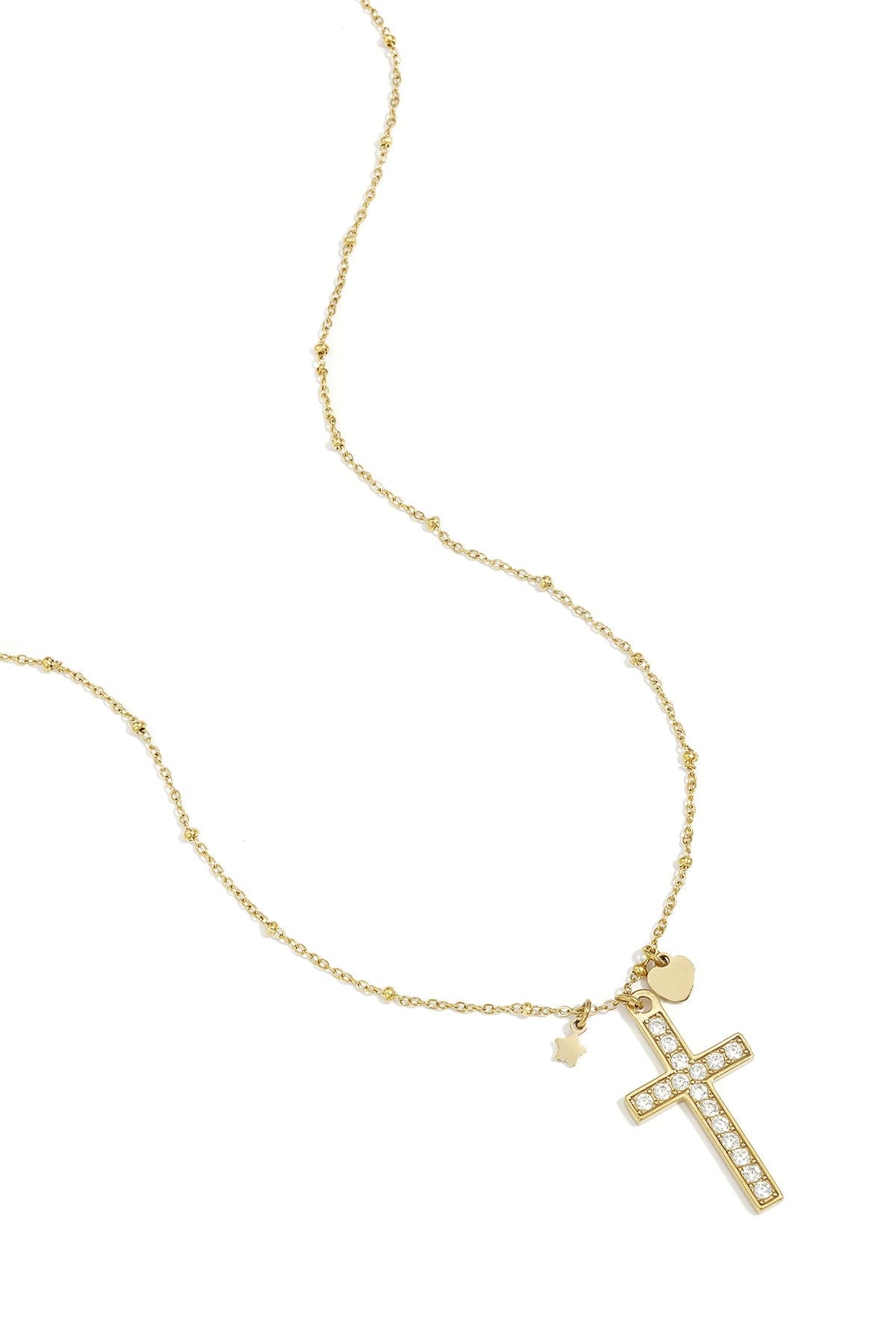 Love Cross Necklace
