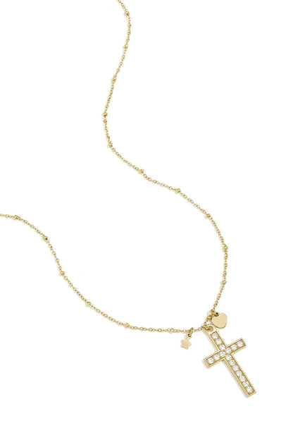 Love Cross Necklace