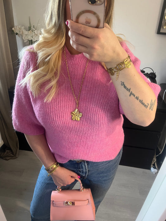 Beverly Top | Roze