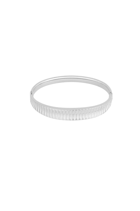 Structuur Bangle | Zilver