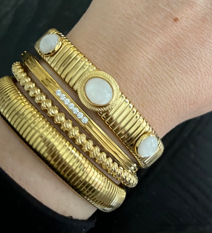 Bohemian Bracelet Parelmoer Stone