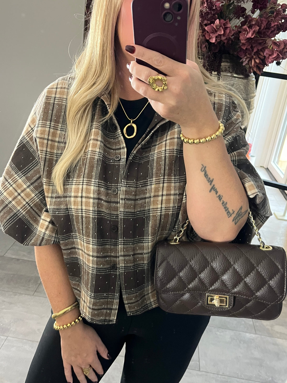 Daisy Blouse Strass