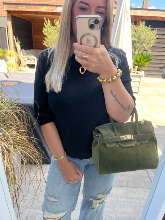 Birdie Bag Suede | Groen