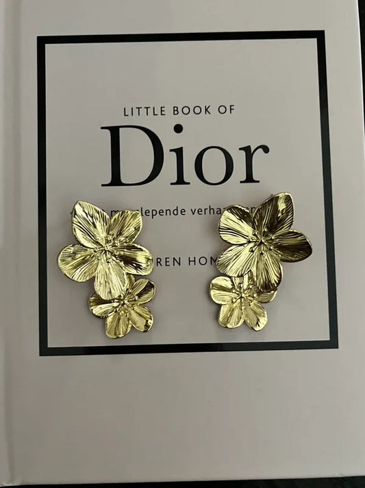 Earrings Double Flower